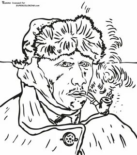 Раскраска ван гог