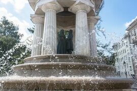 "Наталья и Александр" - единственный фонтан Москвы с питьевой водой Уникальная Россия Дзен