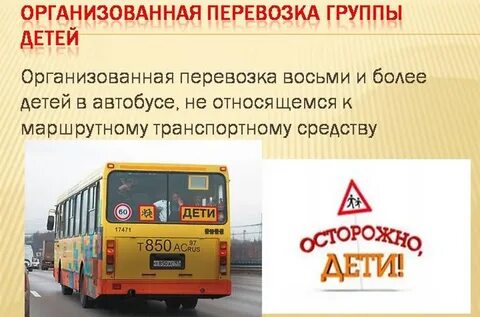 Организованные выезды групп детей