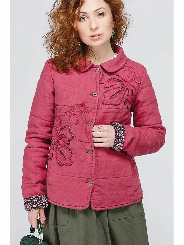 телогрейка стеганая женская. куртка фуфайка модная.