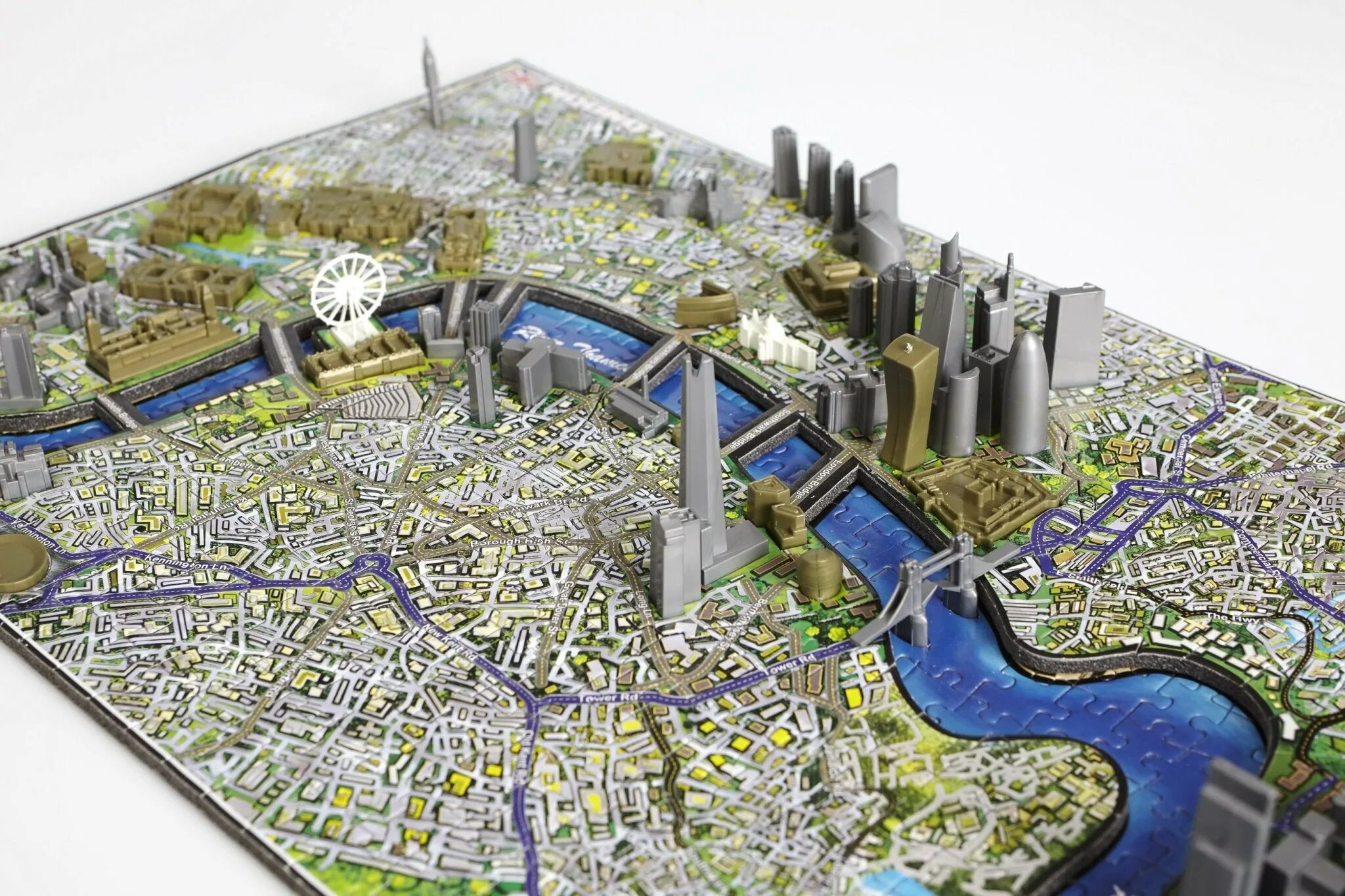 Объемные пазлы. Пазл 4д cityscape. D d london. D d london. London map 3d.