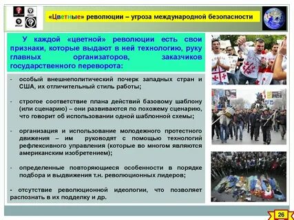 Страны в которых была революция