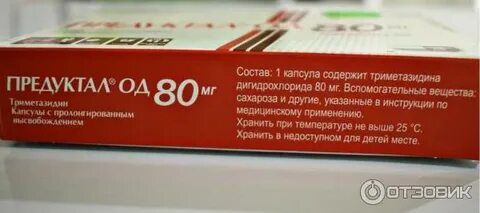 Предуктал 80 отзывы пациентов принимавших