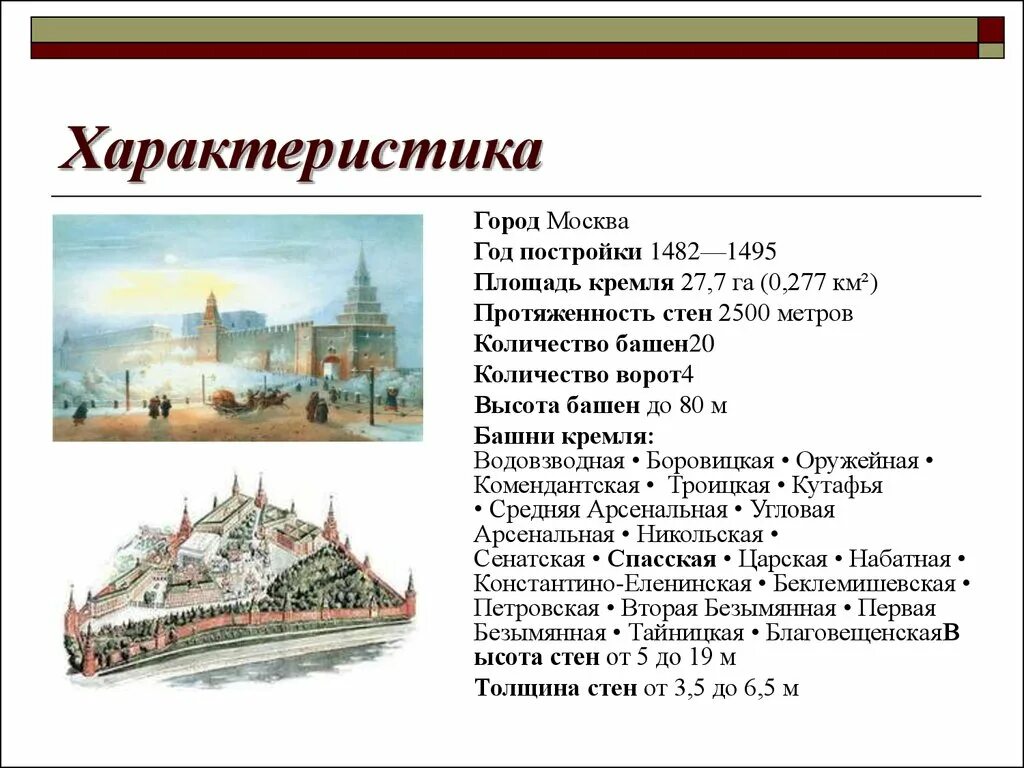 Охарактеризовать новую россию. Характеристика Московского Кремля. Москва характеристика города. Кремль характеристики. Общая характеристика Москвы.