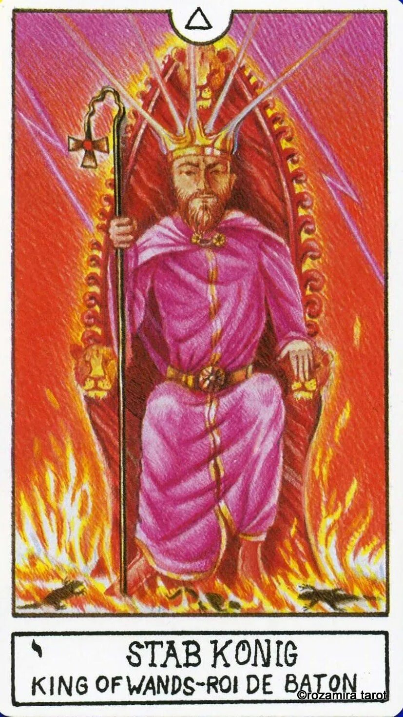 Pin auf Tarot : The Court Cards : King