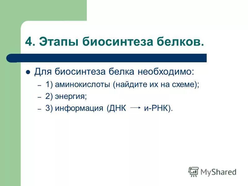 В результате пластического обмена биосинтеза