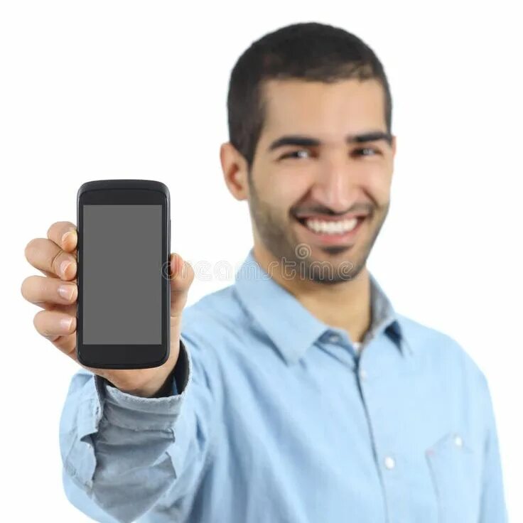 Show mobile. Показывает смартфон. Вытянутая рука с телефоном. Show mobile. Девушка протягивает смартфон.