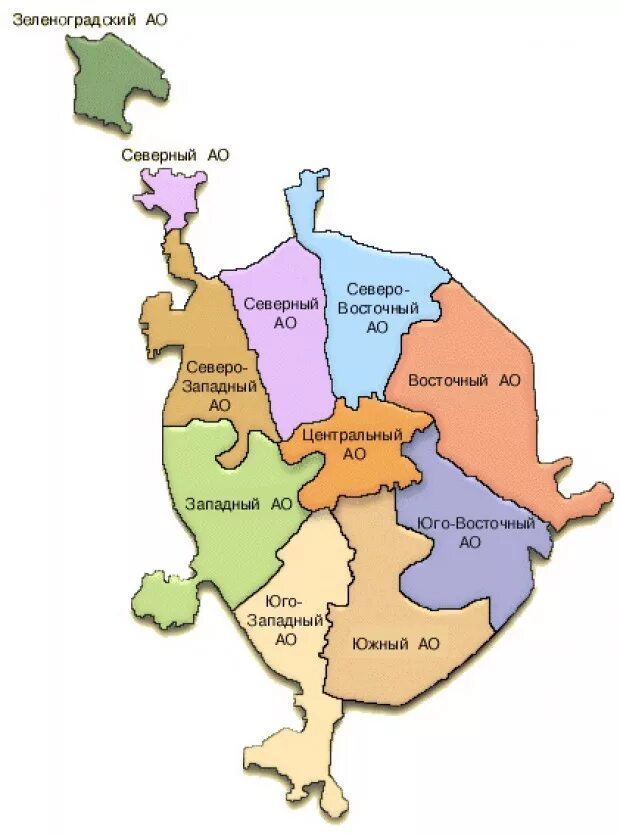 Округи Москвы и карта районов. Карта административных округов Москвы. Карта Москвы с округами. 12 Административных округов Москвы на карте.