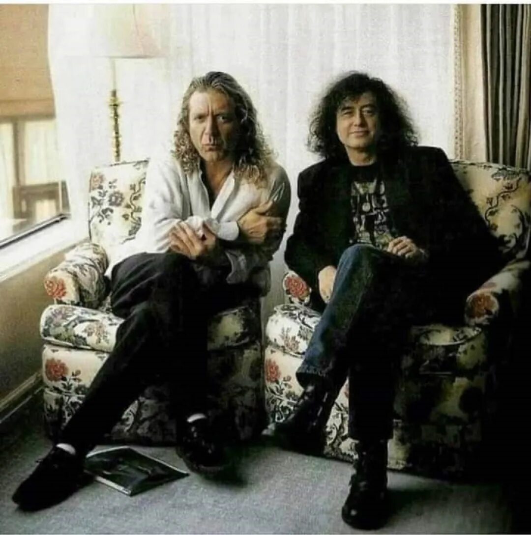 Вс плант. Группа led Zeppelin. Jimmy Page & Robert Plant - 1995.