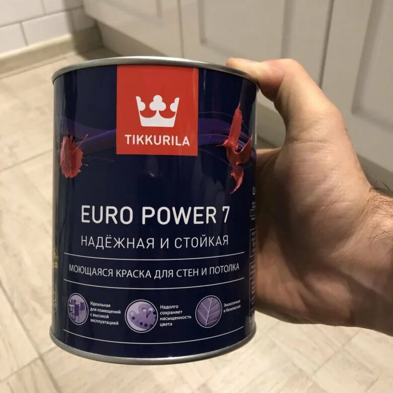 Евро 7 купить. Краска Tikkurila Euro Power-7. Tikkurila Prof Euro 7. Евро 7 краска Тиккурила v446. Расход краски Тиккурила.