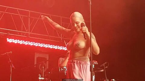 Tove Lo topless at Compilation live, LA Pride - June 11, 2018.