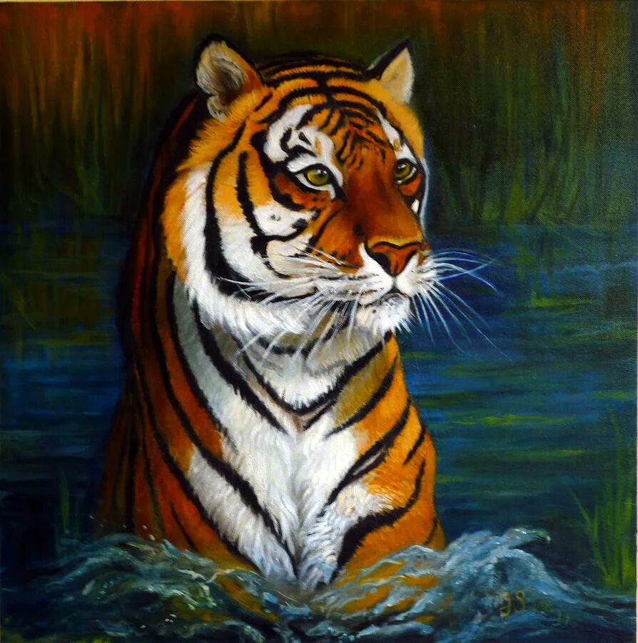 Тигр живопись. Тигр маслом. Тигр маслом на холсте. Тигр живопись масло. Масло тайгер