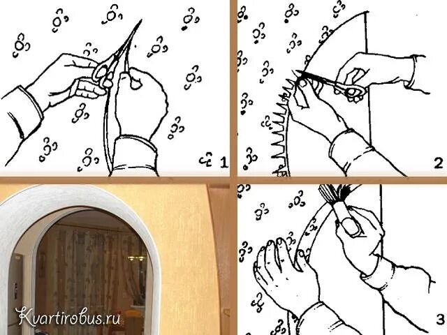 Как правильно клеить коридор. Обклеить арку обоями. оклеивание арок обоями. обклеить арку обоями и уголком. как правильно оклеить обоями арку.