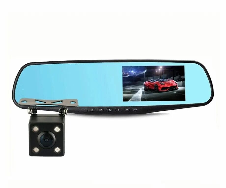 Зеркало-регистратор с камерой vehicle Blackbox DVR. Зеркало-видеорегистратор car DVRS Mirror 1.