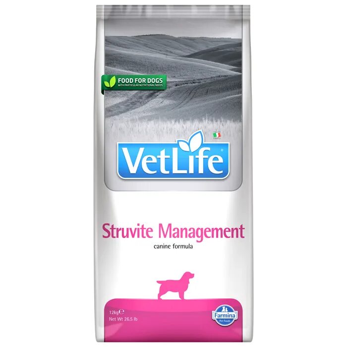 Vet life struvite корм для кошек. Корм Фармина Струвит. Farmina корм для собак Struvite Management. Фармина Струвит менеджмент. Vet Life Struvite дозировка.