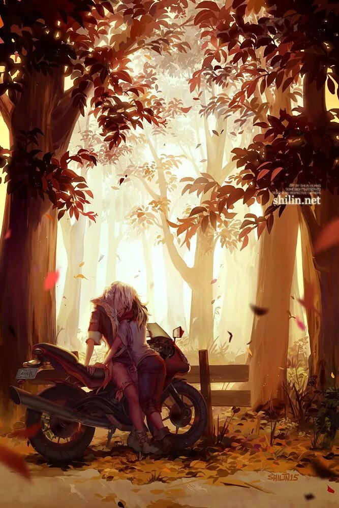 By autumn i