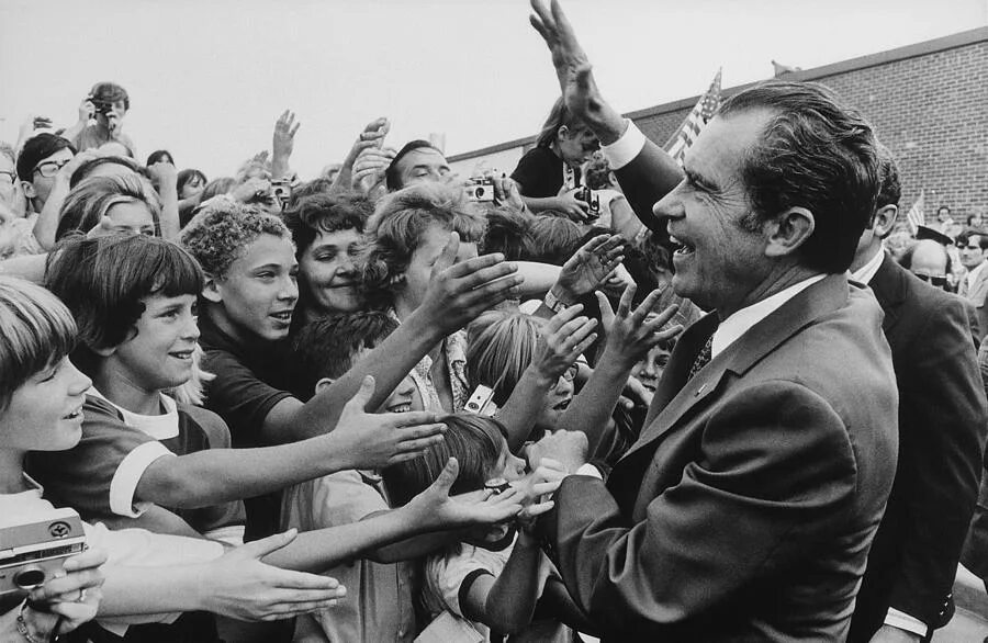 Август 1972 года. Никсон в 1972.