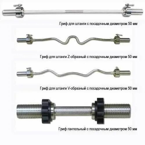 Гриф w-образный MB-barm50-WL. Гриф штанги диаметр 26. Гриф для штанги 25 мм посадочный диаметр замок втулка. Гриф гантельный 50мм.
