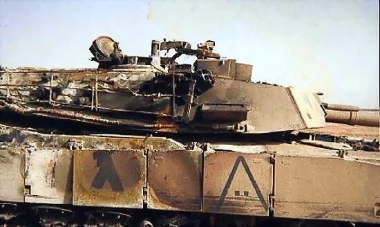 Абрамс в Ираке 1991. Подбит первый танк абрамс
