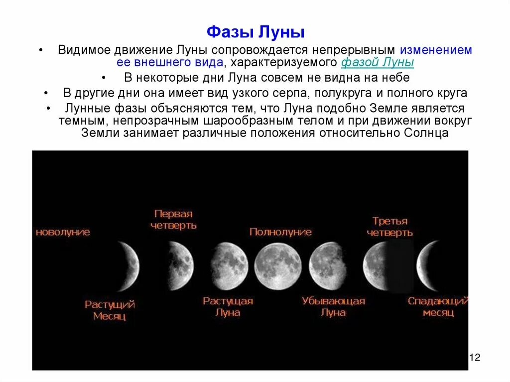 Когда будет растущая луна в 24 году. Фазы Луны. Движение и фазы Луны. Стадии Луны. Фазы Луны фазы Луны.