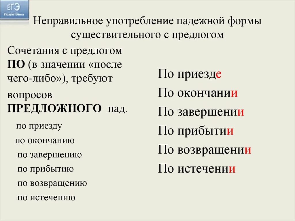 По приезде существительное предложение. Употребление падежной формы существительного с предлогом. Существительное с предлогом ЕГЭ 8 задание. Существительное с предлогом примеры ЕГЭ. Предложно падежная форма ЕГЭ.