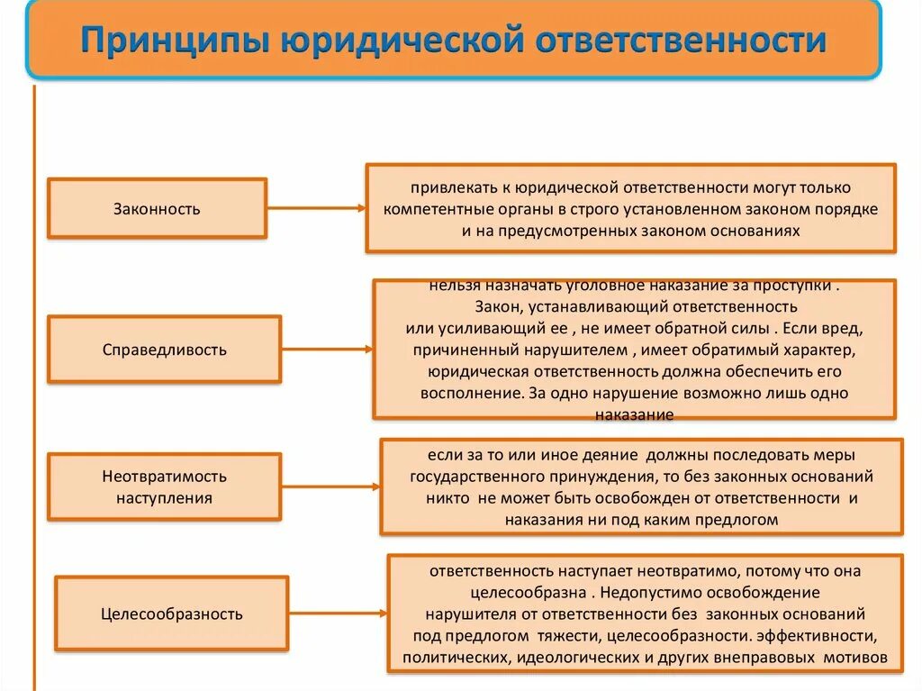 Возможные меры наказания ситуации. Фундаментальный принцип юридической ответственности. Основные принципы осуществления юридической ответственности. Принципы осуществления юридической ответственности таблица. Перечислите основные принципы юридической ответственности.