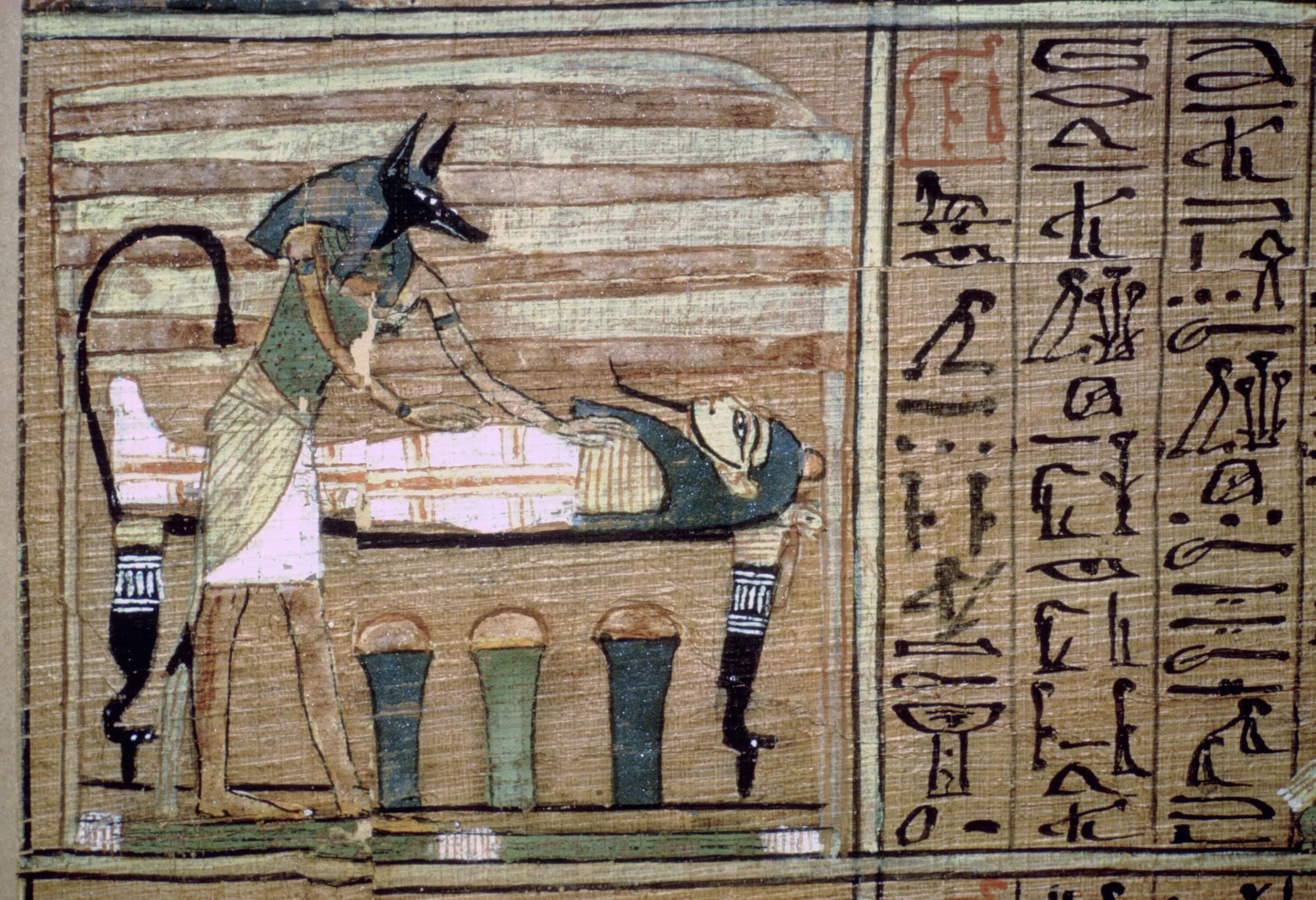 Богом древнего египта был. Египетский Папирус Анубис. Анубис в книге мертвых. Древний Египет. Папирус Ани. Анубис Бог бальзамирования.