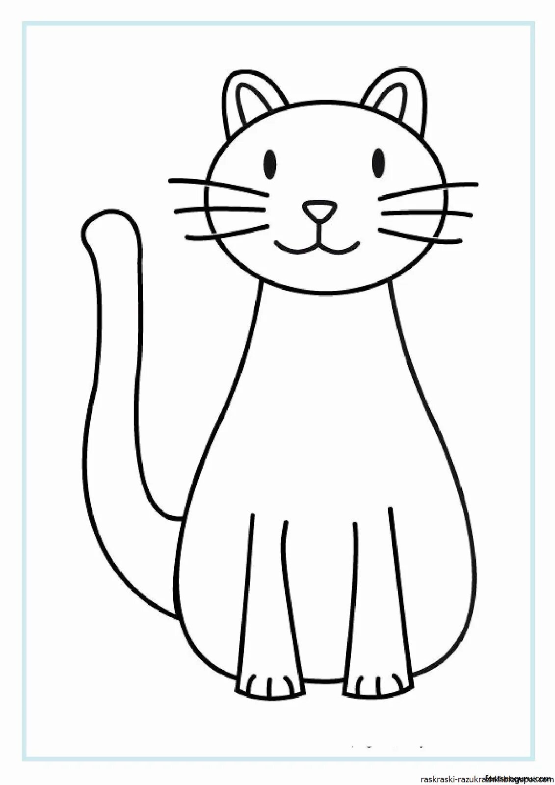 Котики раскраска для детей 3 4 лет. Кот раскраска для детей. Котик раскраска для детей. Кошка раскраска для детей. Лёгкие рисунки для детей.