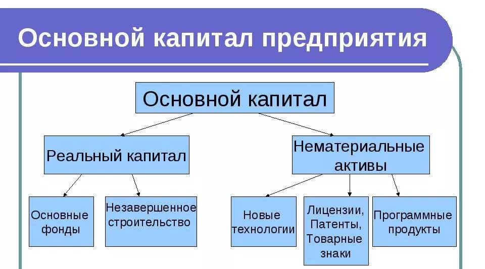 Состав основного капитала предприятия. Основной капитал это. Составляющие основного капитала. Схема основного капитала.