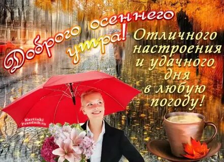 Пожелания с добрым утром в дождливую погоду