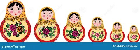 Матрешки разных размеров