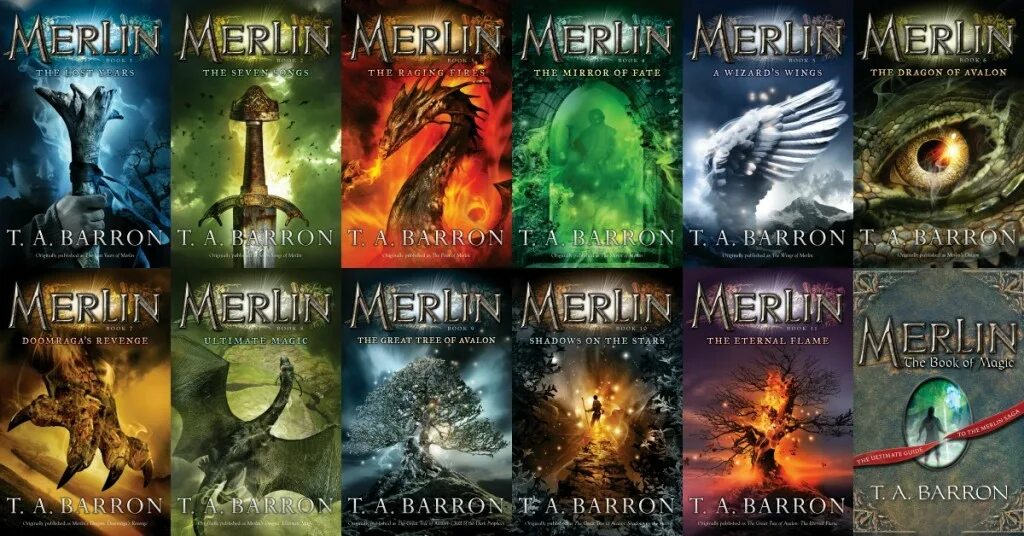 Ридли сайт книги. Книга Merlin t. a. Barron. Сколько книг написано о Мерлине. Merlin's Magic book.