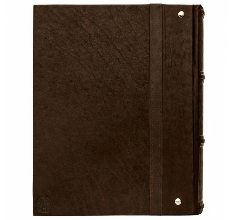 родословная книга в кожаном переплете. коричневая обложка. коричневые предметы. подарочный футляр для книги. открытая книжка коричневая.