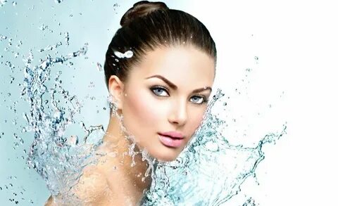 Пилинг лица водой