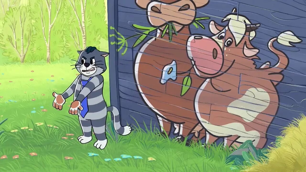 Герои простоквашино гаврюша. Теленок гаврюша из простоквашино. Как назвать корову. Кот матроскин и корова мурка. Корова из простоквашино.