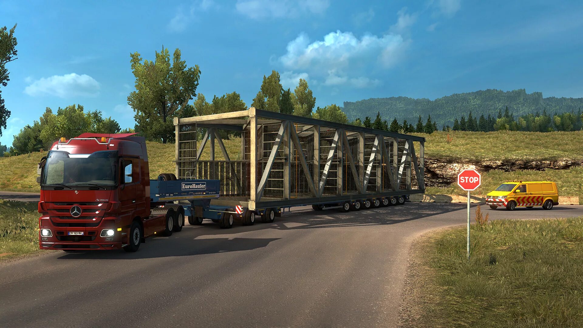 Когда вышел етс 2. Евро трак симулятор 2. Крупногабаритный груз в етс 2. Euro Truck Simulator 2 негабарит. Евро трак симулятор 1.