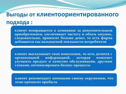 Что включает внешняя коммуникация в контексте клиентоцентричности