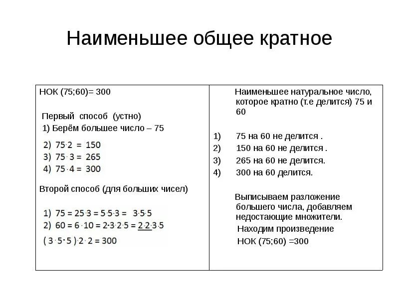 Нок трех чисел. Как найти наименьшее общее кратное 2 чисел. как вычислить наименьшее общее кратное. как найти кратное число. наименьшее общее кратное как найти 5 класс.