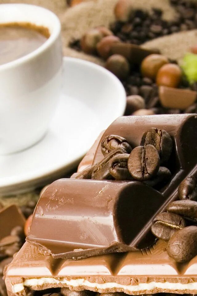 Кофе и шоколад. Кофе с шоколадкой. Kofe s sokoladom. Какао шоколад. Coffee i chocolate