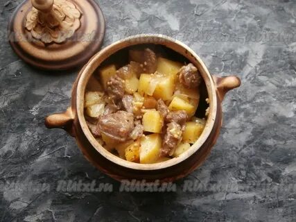 Баранина с овощами в горшочке в духовке