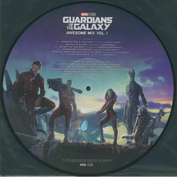 Пластинка Guardians of the Galaxy 2. Guardians of the Galaxy Vol. 2 (LP). Awesome Mix Vol 1 Стражи Галактики. Guardians of the Galaxy vol1.