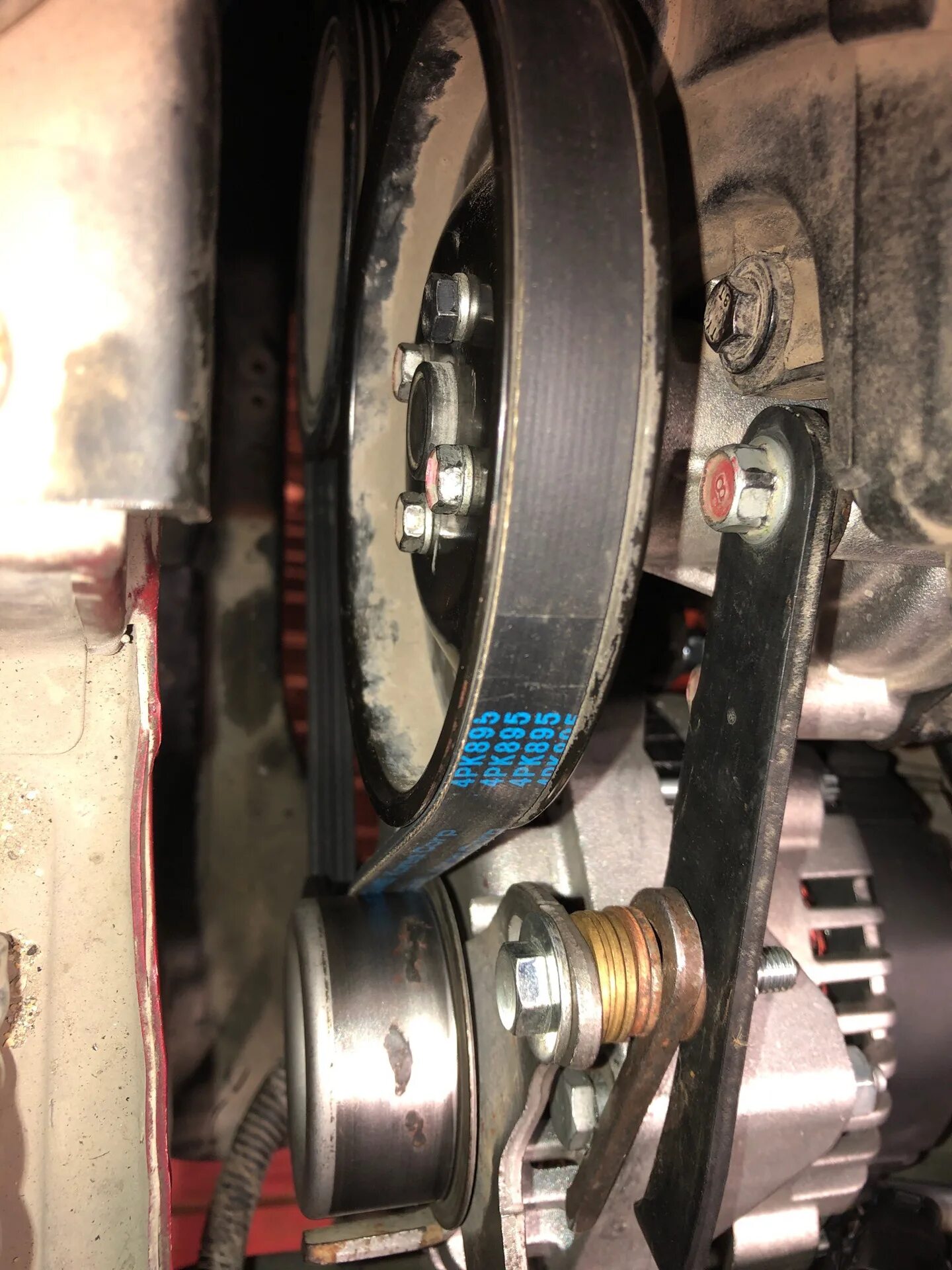 Установка генератора valeo 180A на accent - Hyundai Accent (2G), 1,6 л, 2001 год