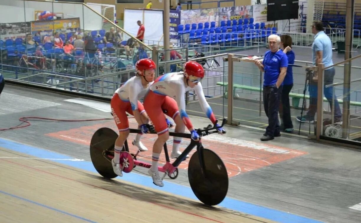 1 среди спортсменов. Тульские спортсмены. Чемпионат России велотрек.