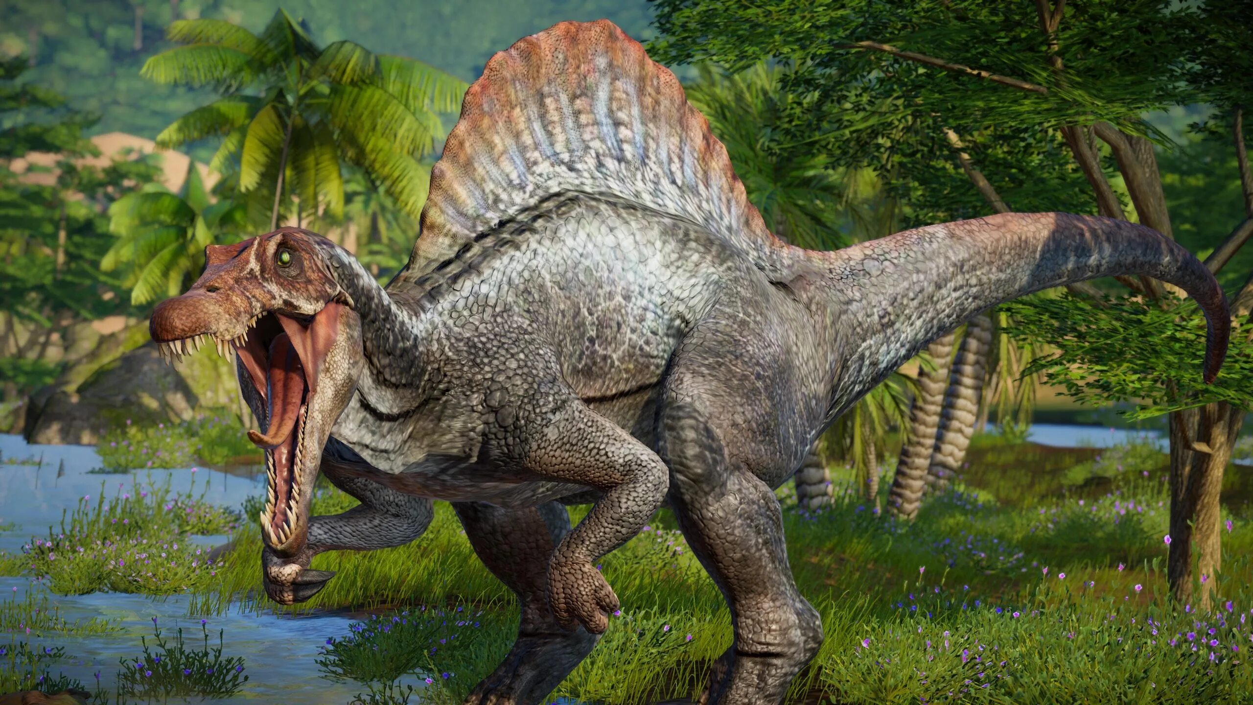 Хищный динозавр 12 букв. Спинозавр парк Юрского периода. Спинозавр мир Юрского периода 3. Динозавр Спинозавр. Спинозавр парк Юрского периода 3.