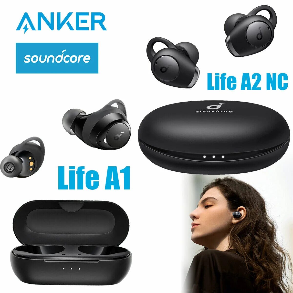 Anker life nc. Anker SOUNDCORE Life a2 NC. Наушники Anker TWS. Anker SOUNDCORE Life a1 true Wireless Earbuds. Наушники true Wireless SOUNDCORE Liberty 4 NC.