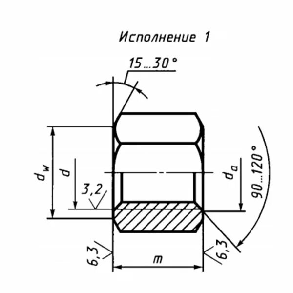 Классы точности гаек шестигранных