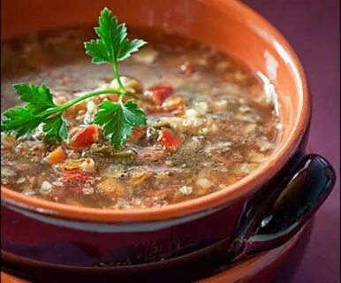 Суп из гречки с мясом