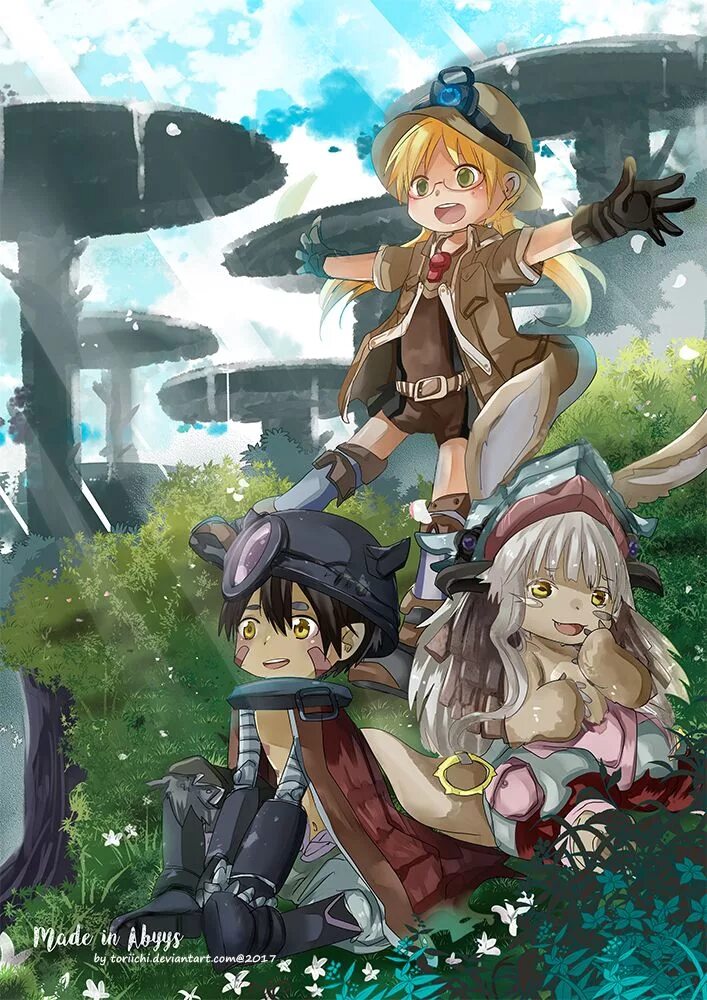 Созданный в бездне это. Созданный в бездне  made in abyss. made in abyss poster.