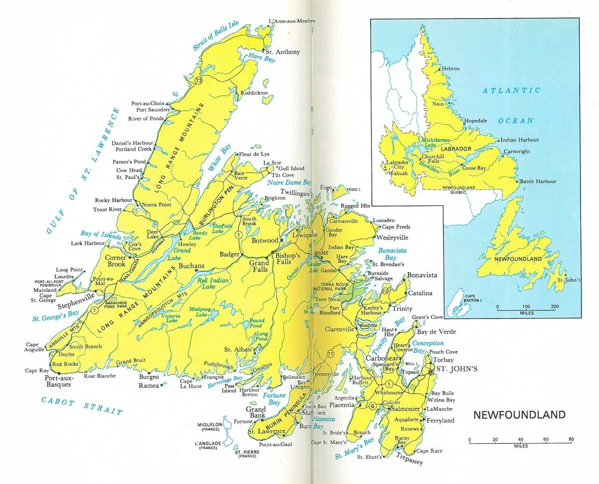 Где остров ньюфаундленд. Остров ньюфаундленд на карте. Ньюфаундленд и лабрадор на карте. Полуостров лабрадор. Полуостров лабрадор на карте.