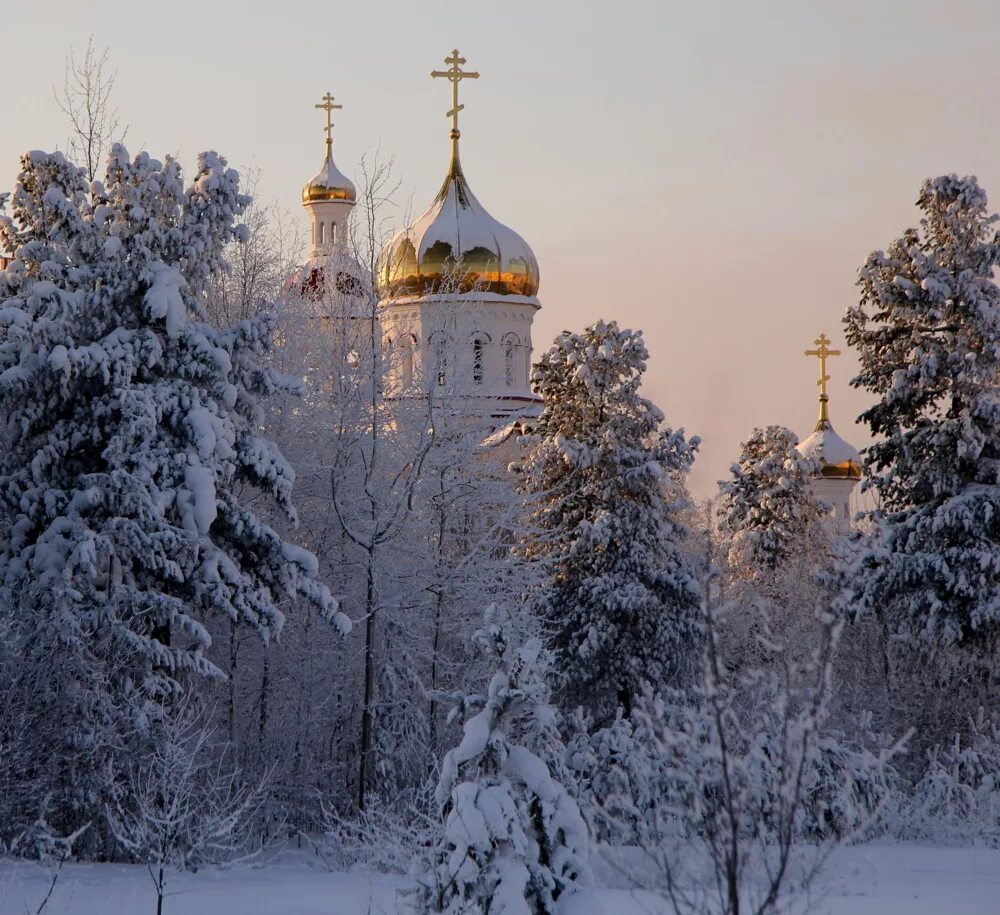 Православного зимнего доброго утра. Зимний храм. Церковь зима. Православный храм зимой. Красивые зимние храмы.